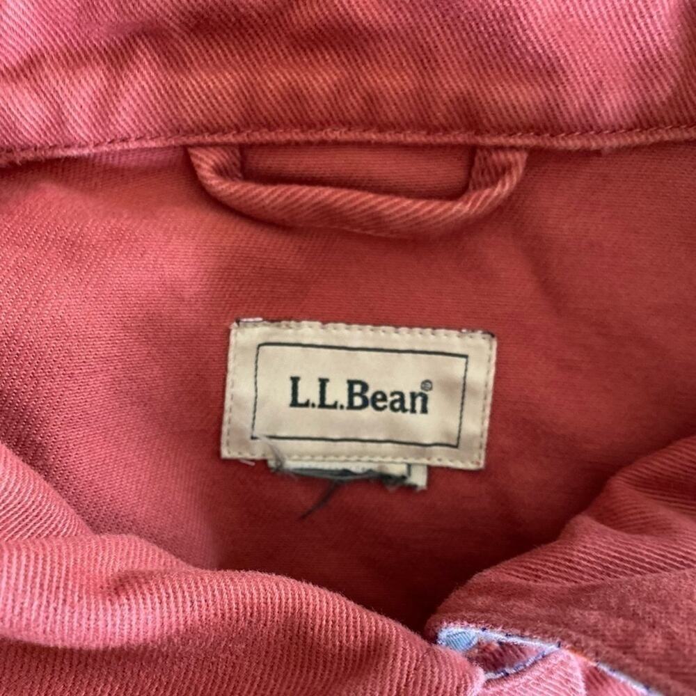 LL BEAN WOMENS “JEAN” JACKET SIZE L MINT - Picture 2 of 3